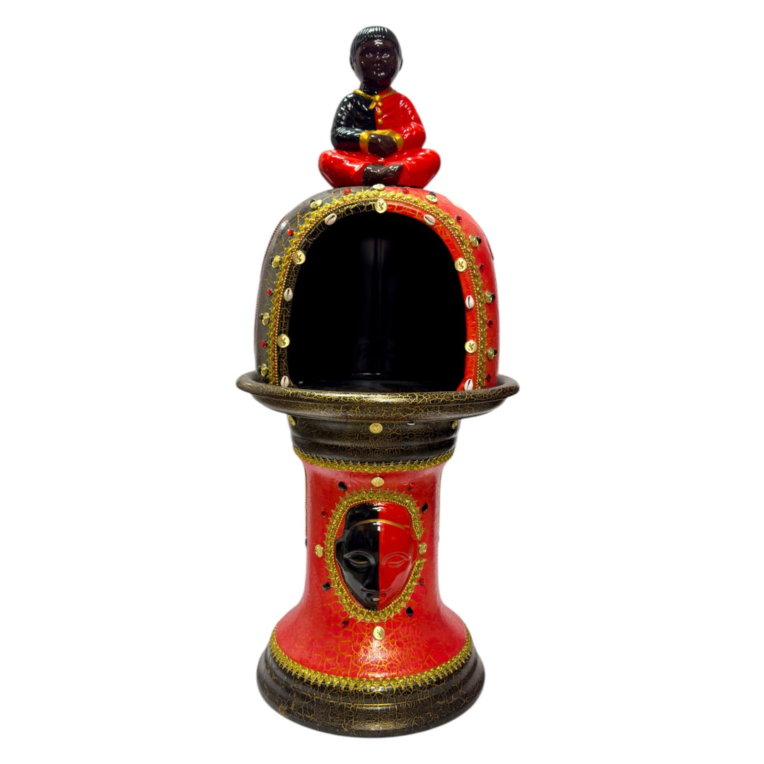Casa para Elegua con pedestal 40"Alto X 17"Ancho