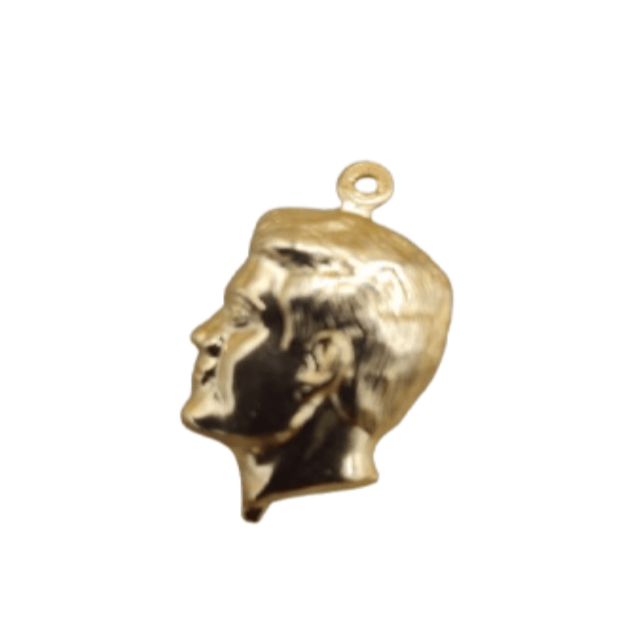 Cabeza de Hombre en metal 0.8"Alto - Botanica Nena