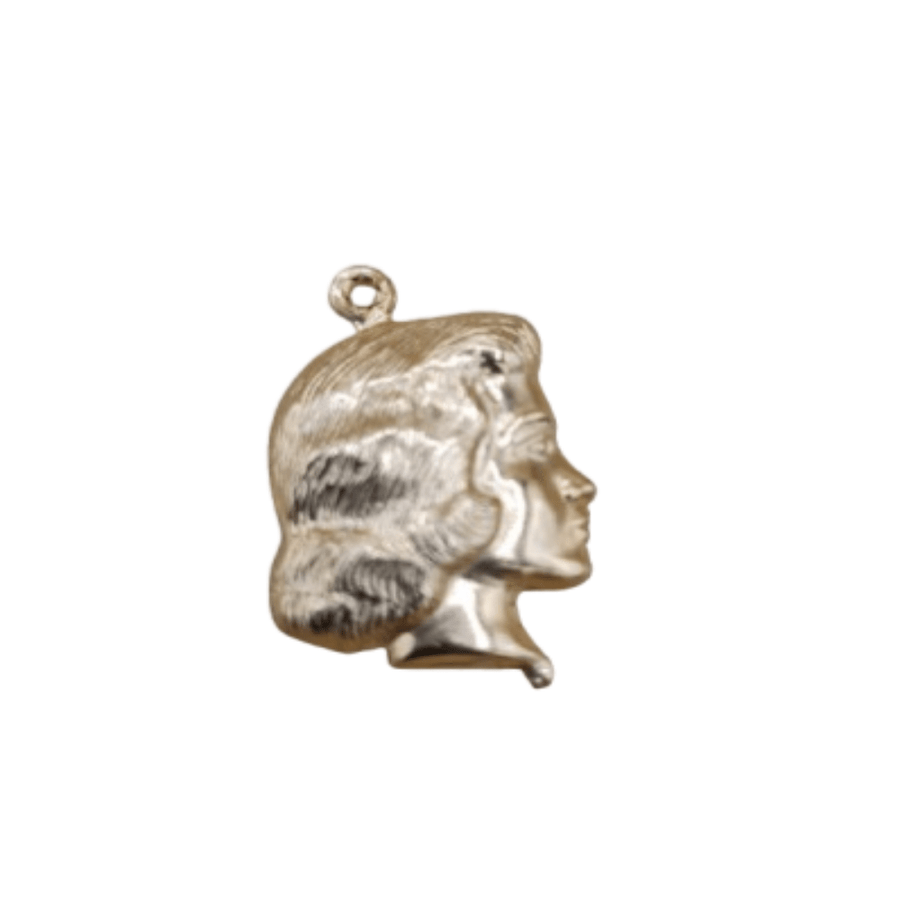Cabeza de Mujer en metal 0.8"Alto - Botanica Nena