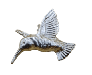Colibri (Zun Zun) metal 1"Alto - Botanica Nena