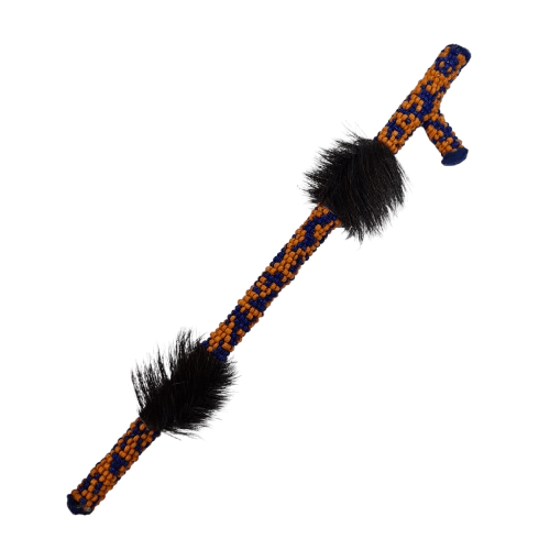 Garabato forrado para Ochosi con pelo de chivo 9"Alto - Botanica Nena