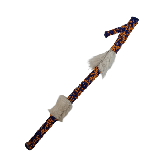Garabato forrado para Ochosi con pelo de chivo 9"Alto - Botanica Nena