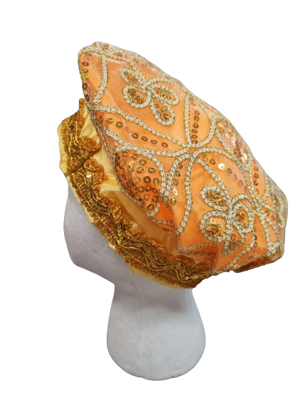 Gorros de Santo con brillantes y lentejuelas - Botanica Nena