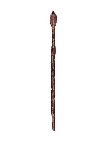 Baston de Eggun con cabeza de maja 35.5"Alto - Botanica Nena