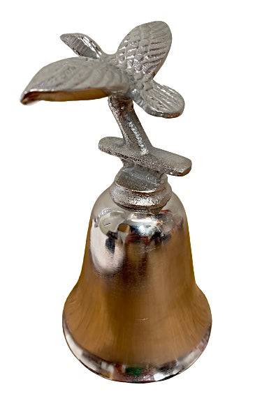 Stainless steel Obatala bell with dove top for rituals