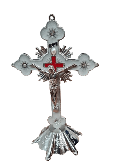 Crucifijo Con Base 7" Alto X 4.3W - Botanica Nena