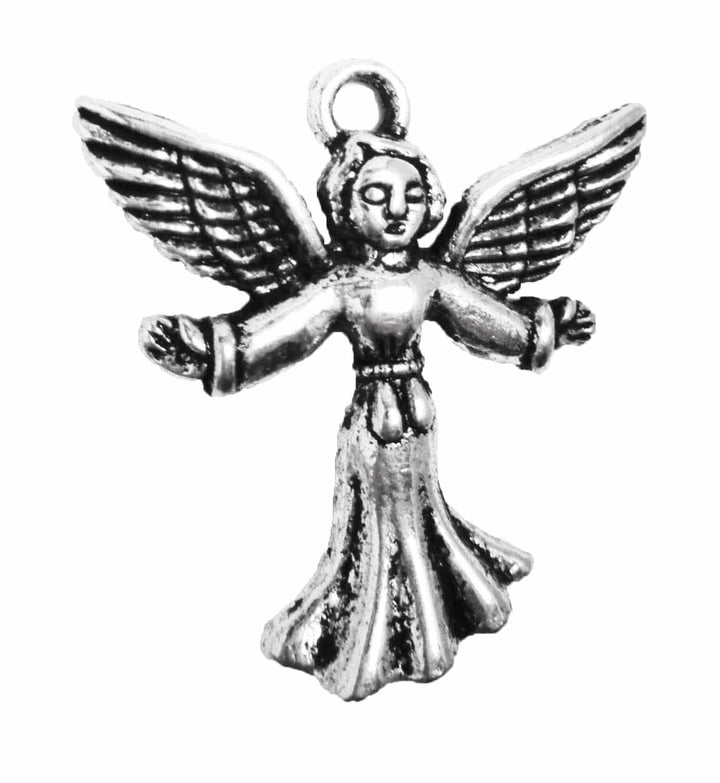 Angel de la Guarda de metal 1.1" - Botanica Nena