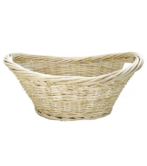 Canasta/ Cesta De Mimbre con borde grueso - Botanica Nena