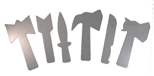 Heramientas de Shango de metal 6 pc - Botanica Nena