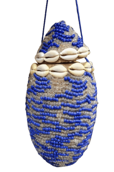 Guira Forrada Yemaya 9"Alto X 4.5"Ancho - Botanica Nena