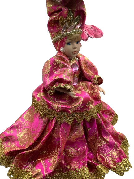Porcelain Gypsy Doll for Obba 19"