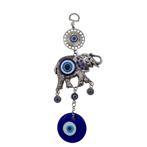 Colgante Ojo turco para mal de Ojo 9'' Alto a 10''Alto en Aprox - Botanica Nena