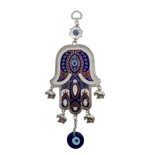 Colgante Ojo turco para mal de Ojo 9'' Alto a 10''Alto en Aprox - Botanica Nena