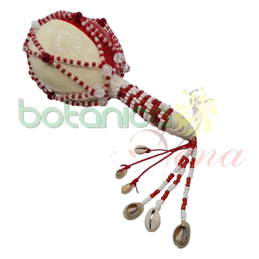 Maraca Forrada en cuentas Shango - Botanica Nena