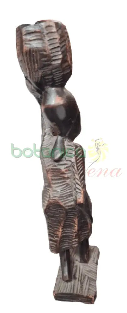 Mujer Africana Tribal 11"Alto x 3"Ancho - Botanica Nena