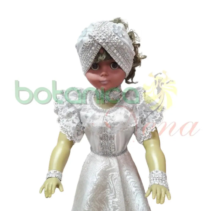 Muñeca Grande 30" Iyabo /Obatala - Botanica Nena