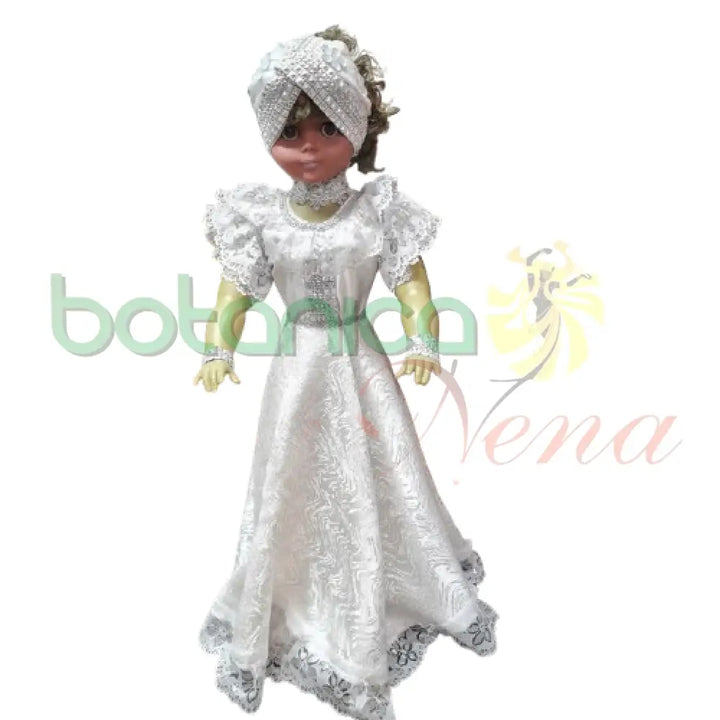Muñeca Grande 30" Iyabo /Obatala - Botanica Nena