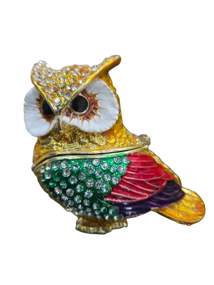 Joyero Buho con brillantes