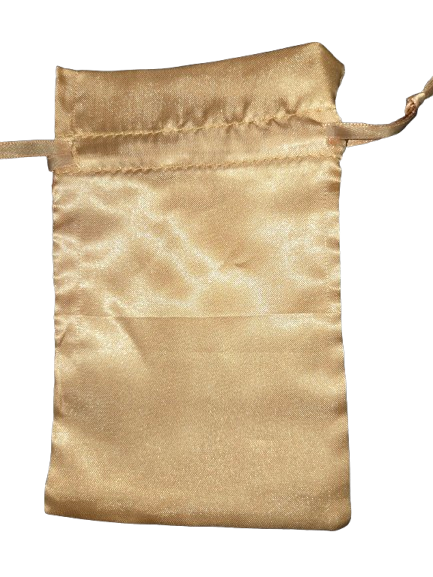 bolsa Diloggun Satin Amarillo claro y Dorada for Oshun