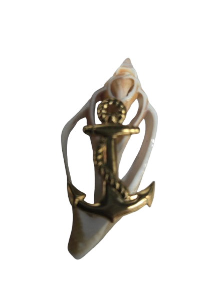 Ancla de metal para Yemaya