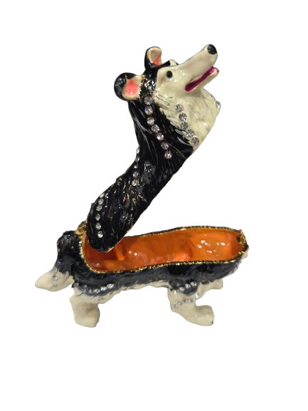 Joyero de Perro con brillantes