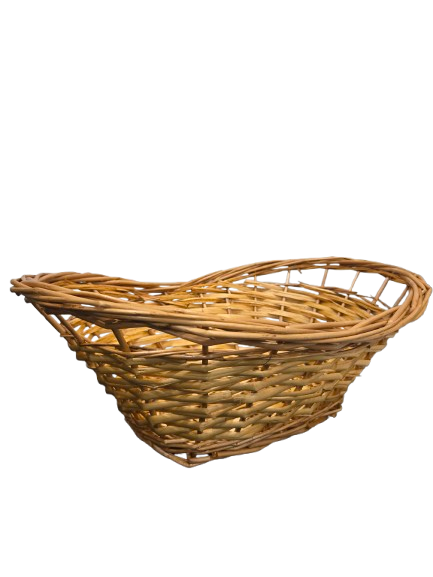 Canasta/ Cesta De Mimbre con borde grueso