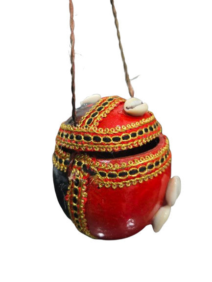 Guira forrada para Elegua 5"Alto x 5"Ancho