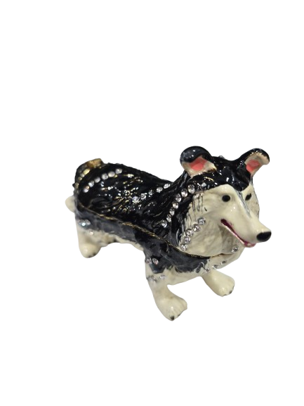 Joyero de Perro con brillantes