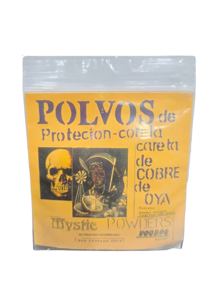 Polvo de Proteccion con la Careta de Oya