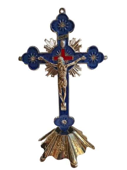 Crucifijo Con Base 7" Alto X 4.3W