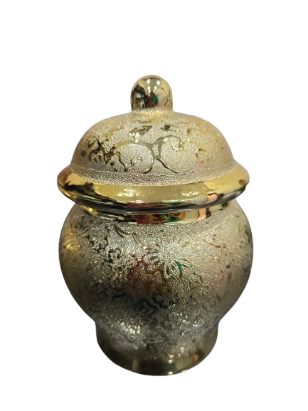 Small Potiche Ibeji Oshun Gold