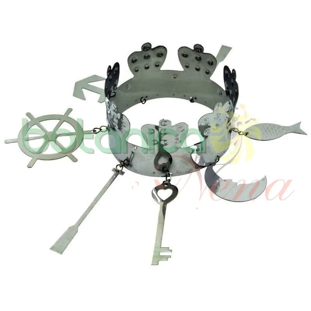 Yemaya crown and altar tools in stainless steel