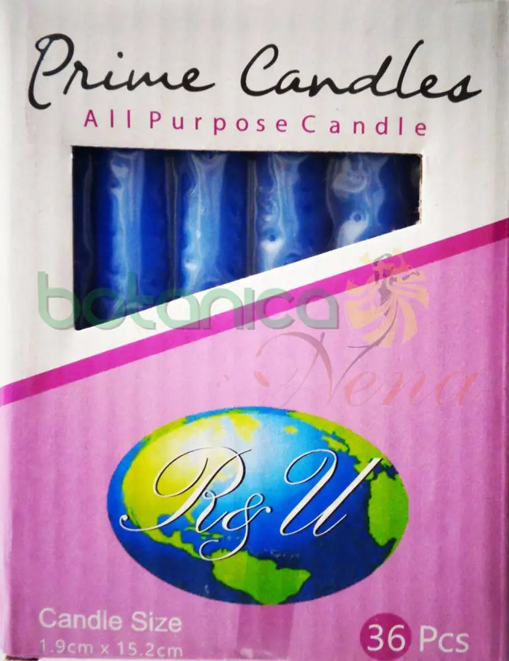 Velas Household / Domésticas Azules - Botanica Nena