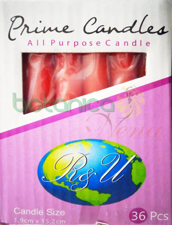 Velas Household / Domésticas Rosadas - Botanica Nena