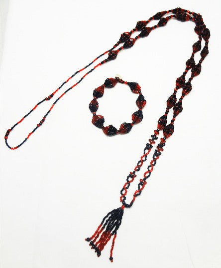 Mallet Elegua with Ilde small beads 25" L