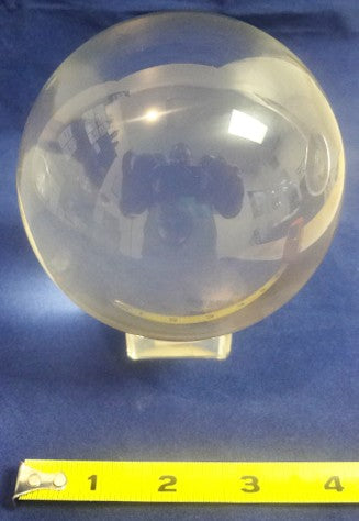 Large Crystal Ball 4.5" with base