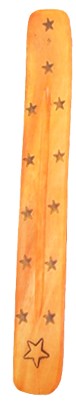 Orange Wood Incense Burner