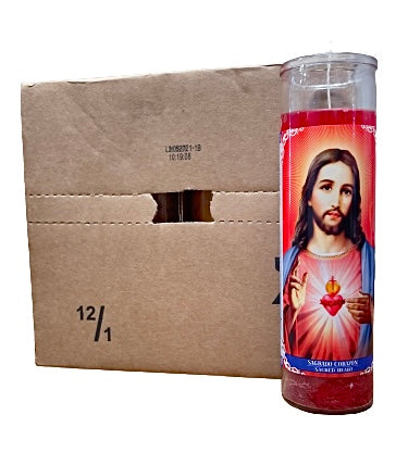 Catholic 7 day candles - Sacred Heart of Jesus