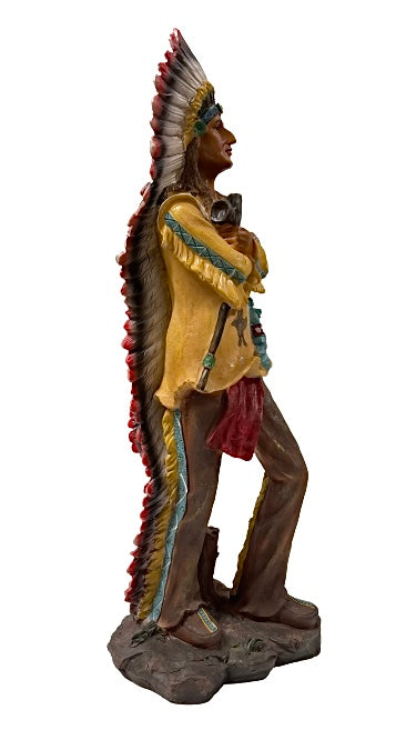 Indian Chief Arms Crossed 30"X11"