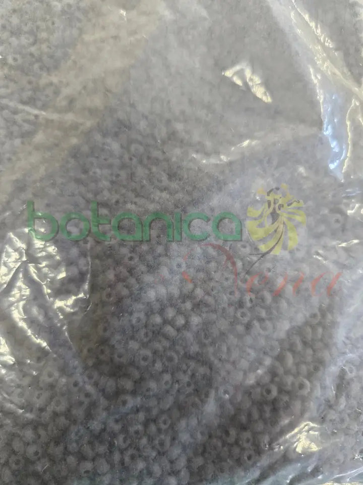 1 lb Cuentas Negras Negra mate o sin brillo