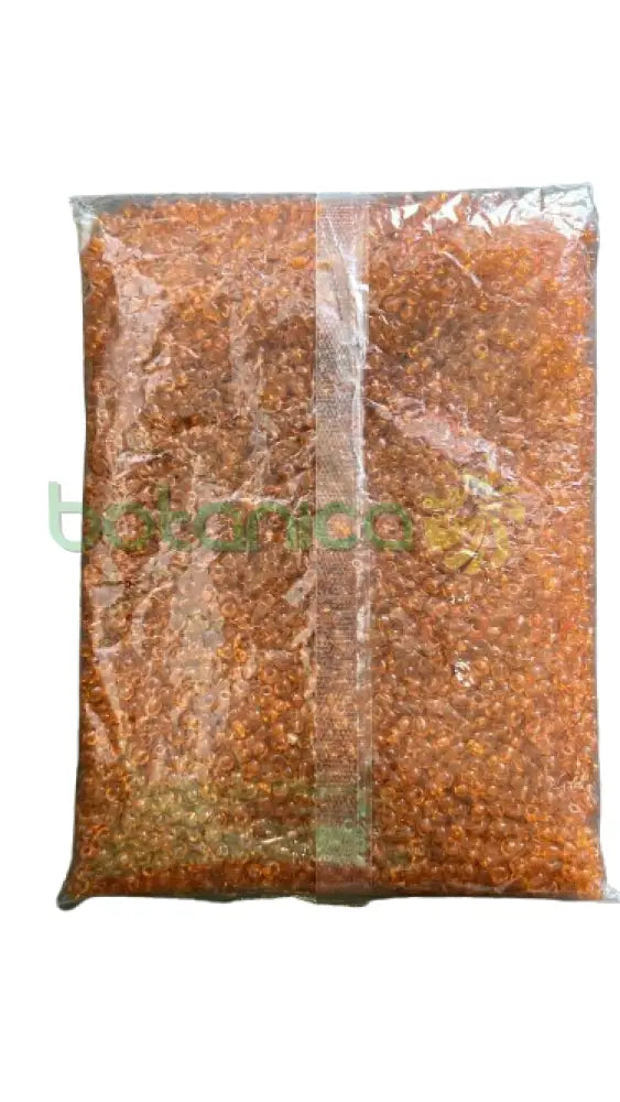 1 lb Orange beads - cuentas naranja Brillante