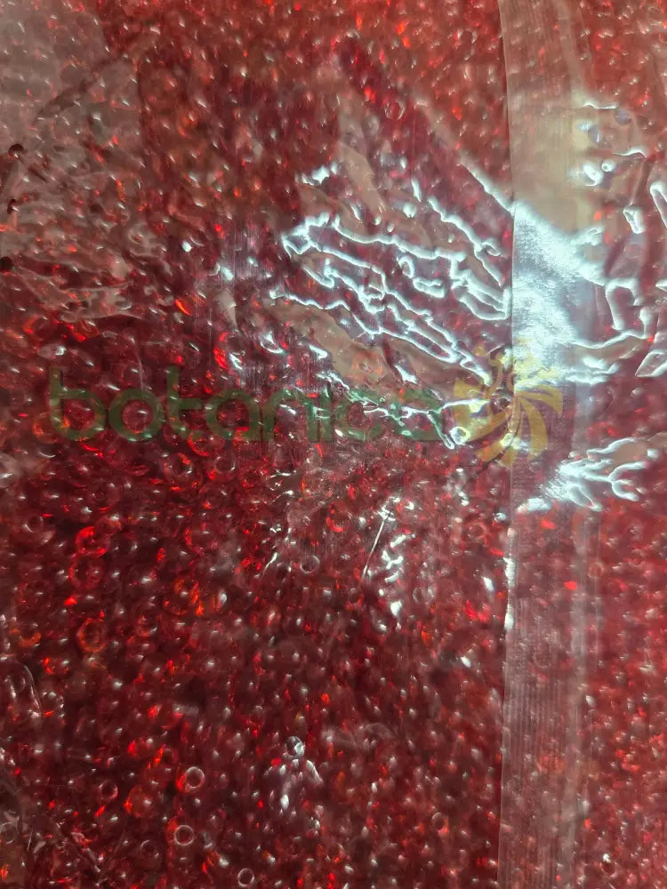 1 lb rojo beads - Cuentas rojas Rojo Trasparente