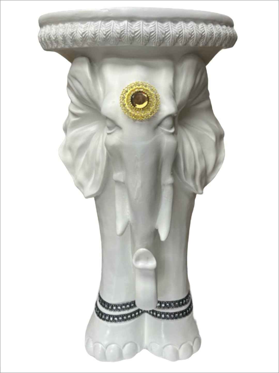 Pedestal / Base Elefante Obatala / Oshanla 25"H x 13" W x 15"L - Botanica Nena