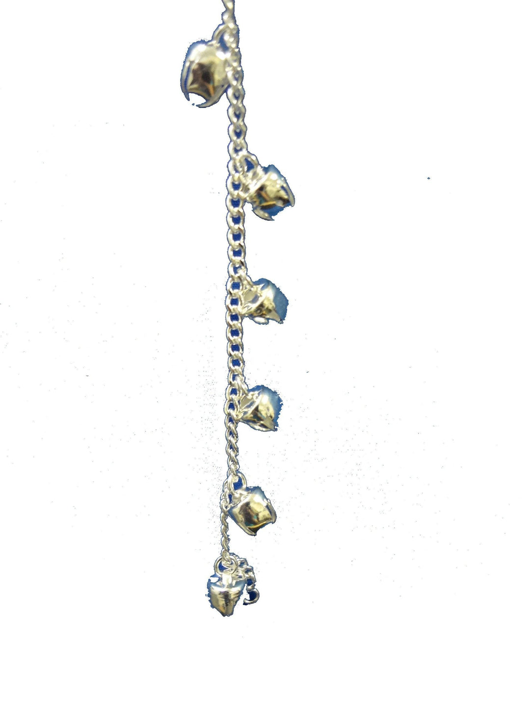 Cascabeles Pulsera de tobillo Plata  8'' L - Botanica Nena