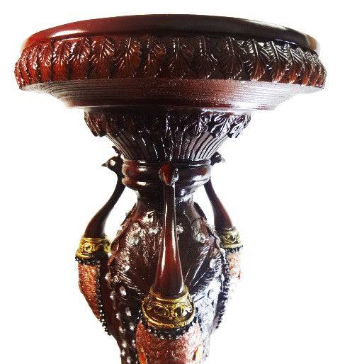 Pedestal / Base 3 Pavos Reales Oya 28"X13" - Botanica Nena