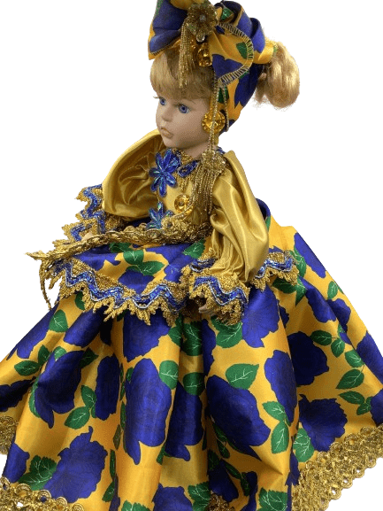 Muñeca de las 2 Aguas de Porcelana 19" - Botanica Nena