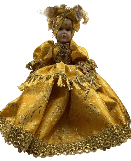 Muñeca de Porcelana para Oshun 19" - Botanica Nena