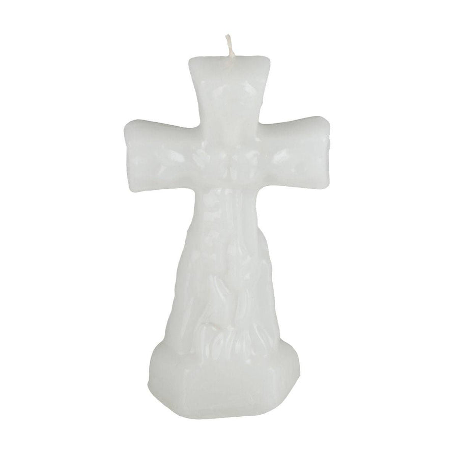 Velas Figura Cruz Blanca - Botanica Nena