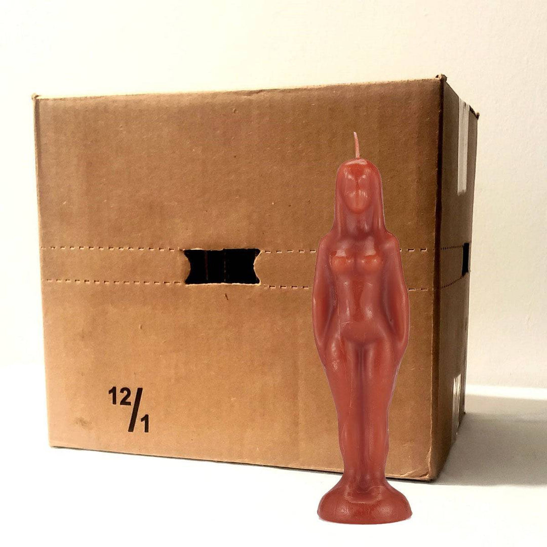 Velas Figura Mujer Roja - Botanica Nena