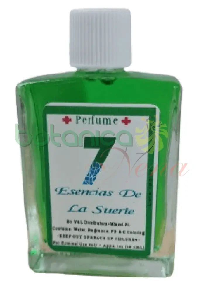 7 Esencias de la Suerte Perfume 1 oz. - Botanica Nena